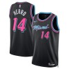 Camiseta Hombre NBA Miami Heat Tyler Herro 2025-26 Nike City Edition Negro Swingman